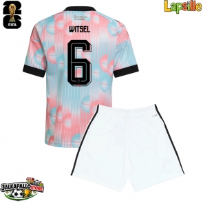 Belgia Axel Witsel #6 Vieraspaita Lapsille MM-kisat 2026 Lyhythihainen (+ shortsit)